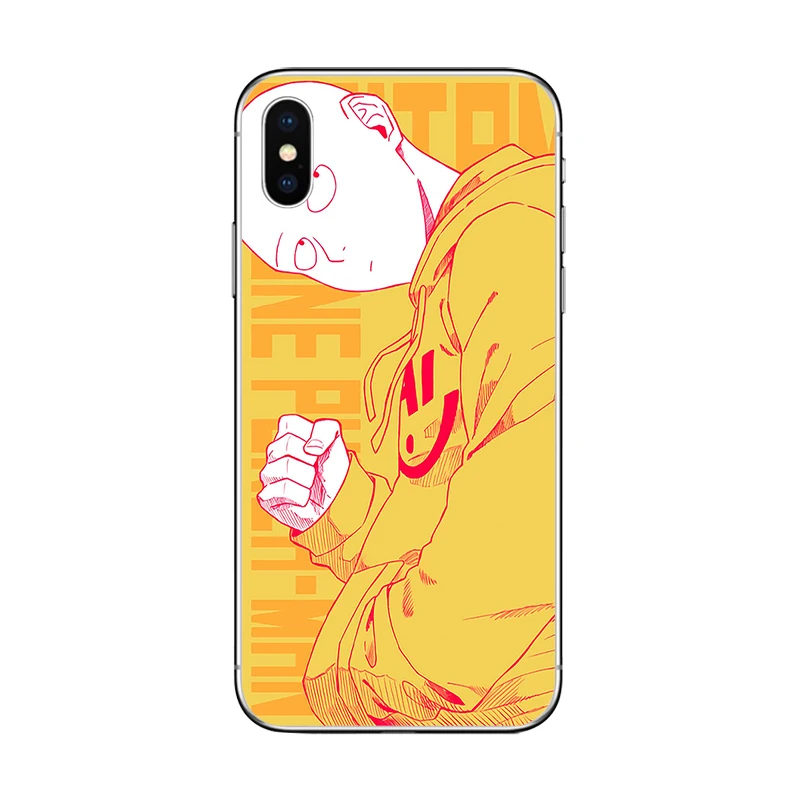 Ciciber чехлы для телефонов One-Punch Man для IPhone 7 8 6 6s Plus SE 5s X Xs XR XS Max мягкий TPU ковер 11 Pro Funda Coque on.