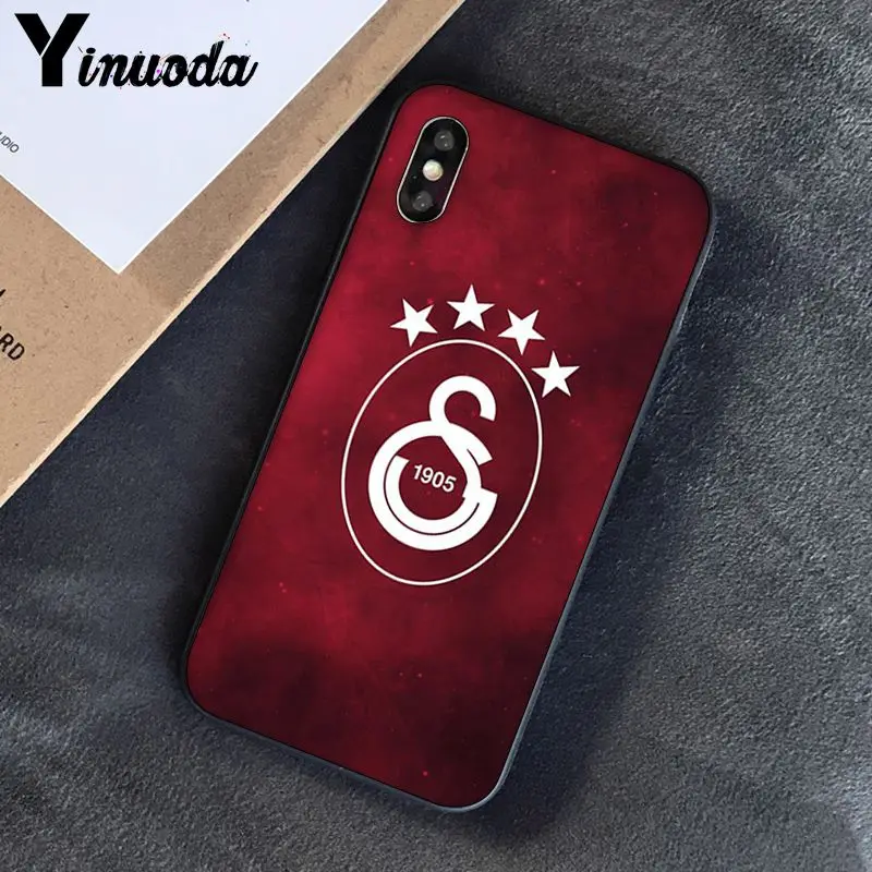 Yinuoda Турция Galatasaray Coque Shell чехол для телефона для iPhone 8 7 6 6S 6Plus X XS MAX 5 5S SE XR 10 Чехол