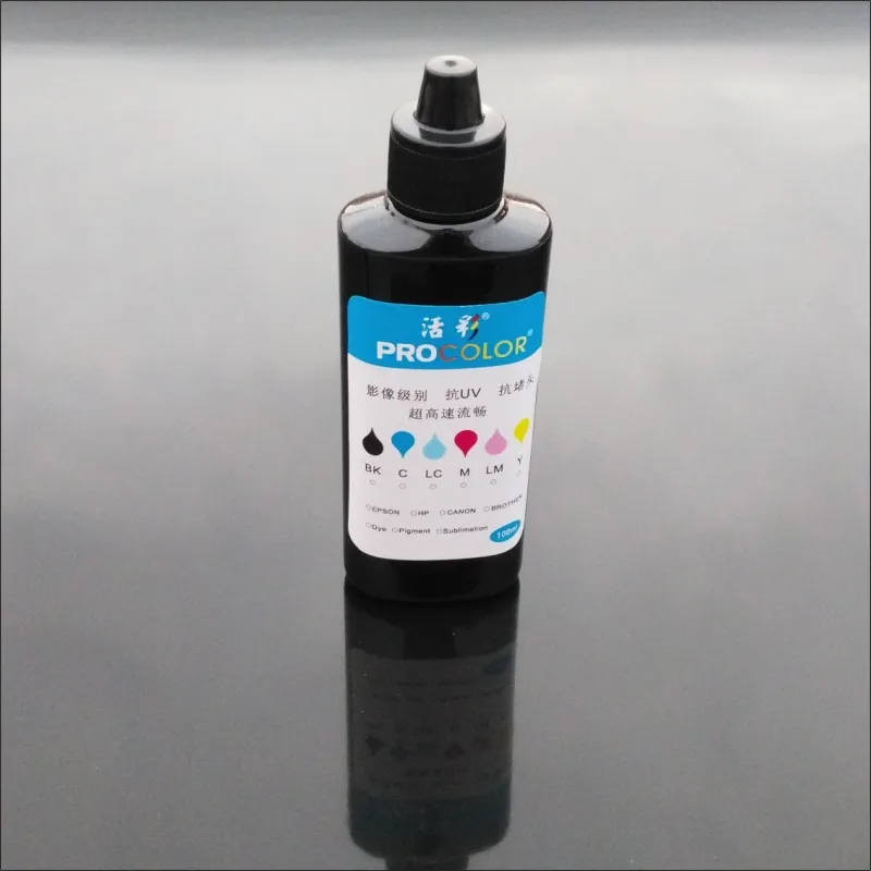 Набор чернил PROCOLOR для заправки пигментные чернила EPSON CISS EcoTank ET 2550 L655 ET2550 ET4500 4500 L 655