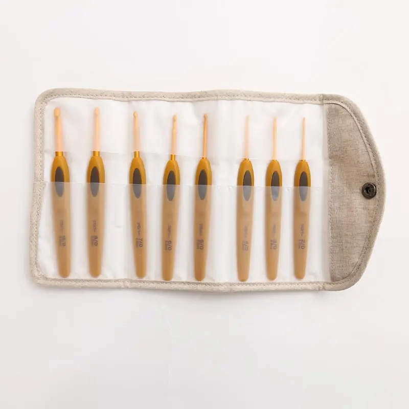 8 шт./компл. японский крючок в виде клевера набор мягких спиц для вязания