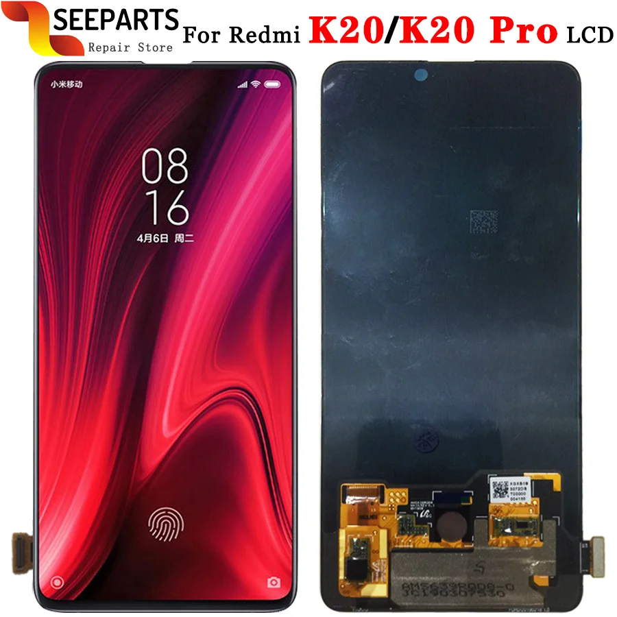 AMOlED для Xiao mi Red mi K20 Pro lcd mi 9T Pro дисплей кодирующий преобразователь сенсорного экрана в сборе запасные части красный mi K20 lcd mi 9T