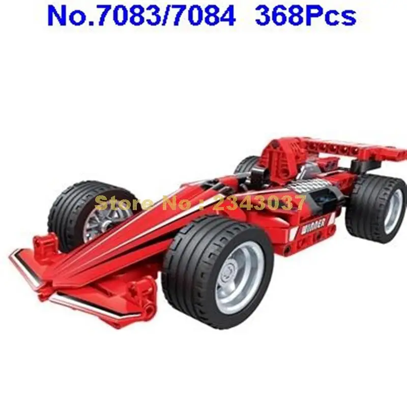 7083/7084 368 шт. 2 в 1 игрушечные строительные блоки | Игрушки и хобби