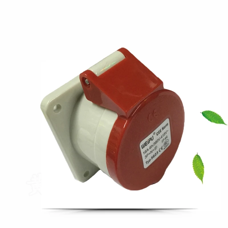 16A 5Pin industrial Implement Hide Direct Socket Connector TYP235 TYP5623 Concealed Installation Waterproof IP44 | Обустройство дома