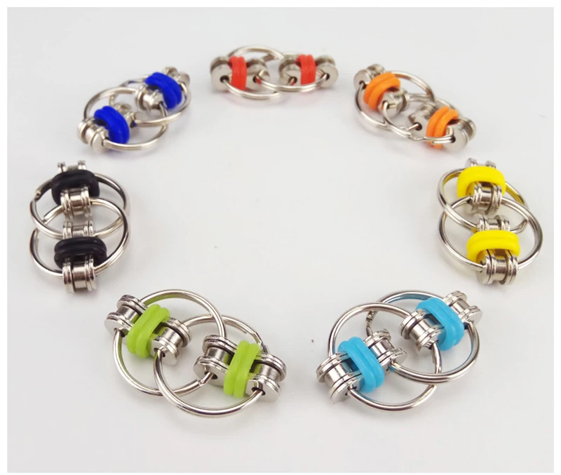 Ручной Спиннер Tri-Spinner для уменьшения стресса EDC игрушка-Непоседа для аутизма СДВГ брелок фиджет игрушка кончик пальца декомпрессия цепь