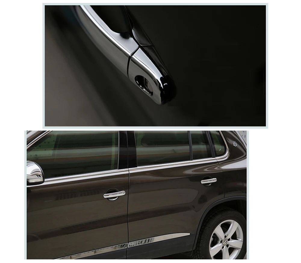 Для Seat Toledo 3 MK3 2005-2009 Роскошные хромированные покрытия для дверных ручек набор