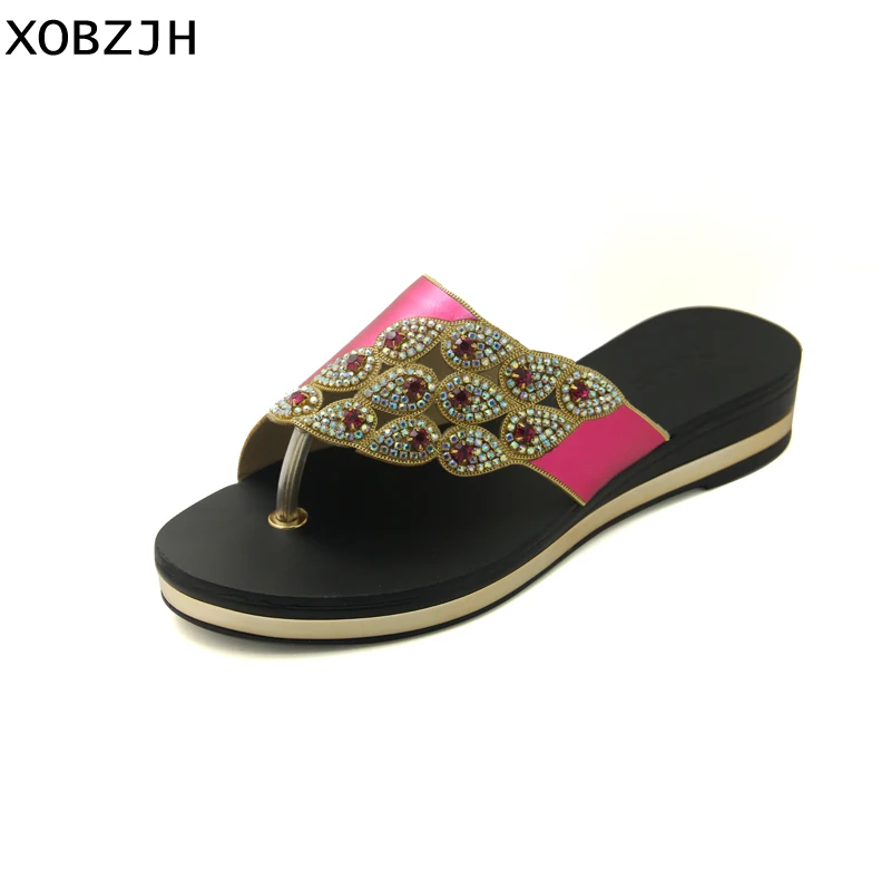 XOBZJH/женские босоножки сезон лето коллекция 2018 года женские модные вечерние со