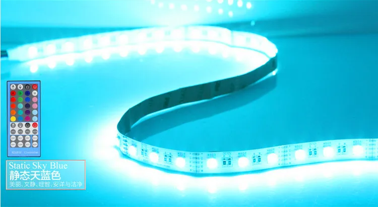 Новая Светодиодная лента 5050 SMD 4 в 1 RGBW (теплый белый) вход DC12V 5 м длину не