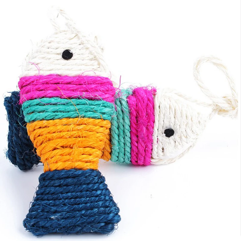 Планшет для кошек Sisal в форме рыбы Интерактивная Когтеточка детская