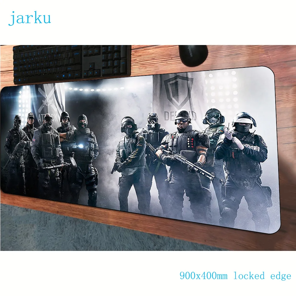 Коврик для мыши rainbow six 900x400 мм коврик высокое качество лучший игровой геймер