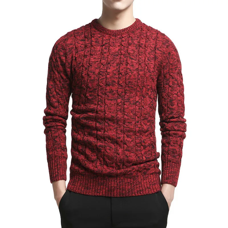 Cotton Sweater Men Long Sleeve Autumn Pullovers And Sweater Coats O Neck Social Pullovers Slim Pull Homme Autumn M-3xl Newest