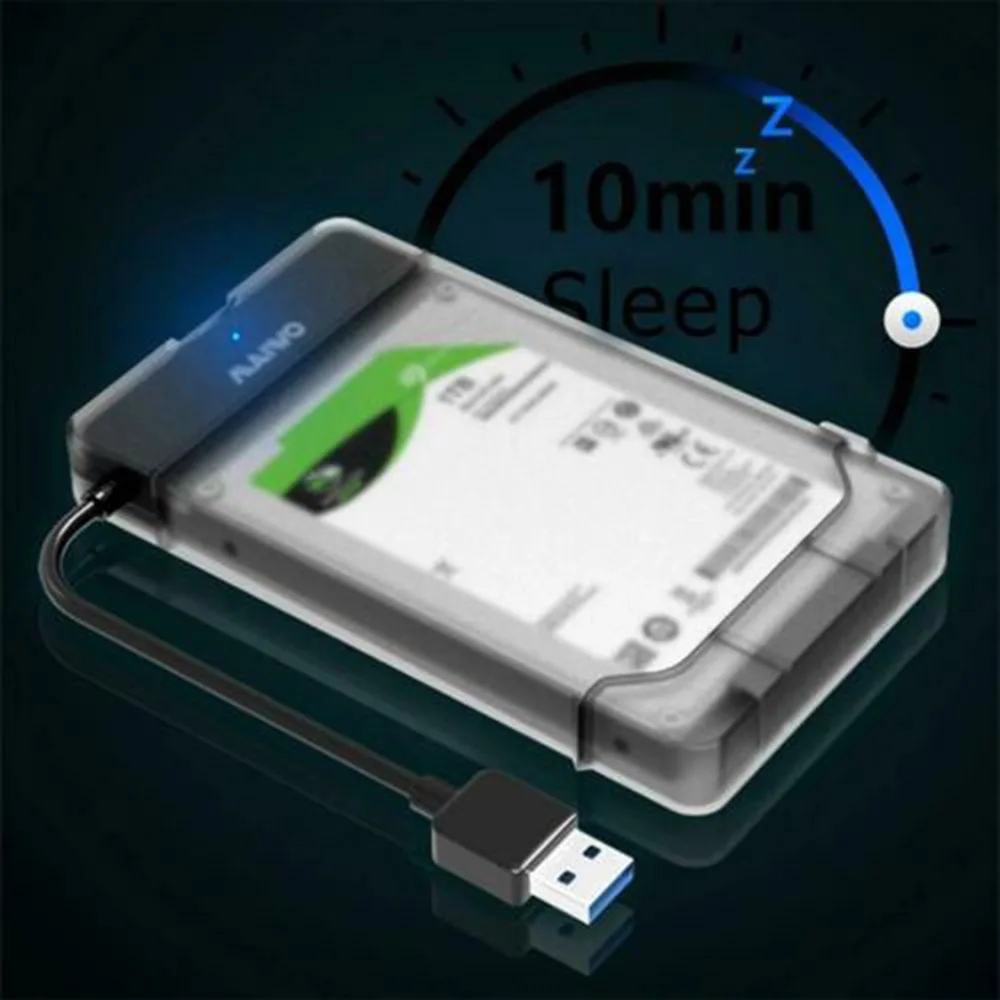 Чехол для жесткого диска 2 5 дюйма адаптер SATA к USB 3 0 корпус SSD HDD Box Usb Sata внешний