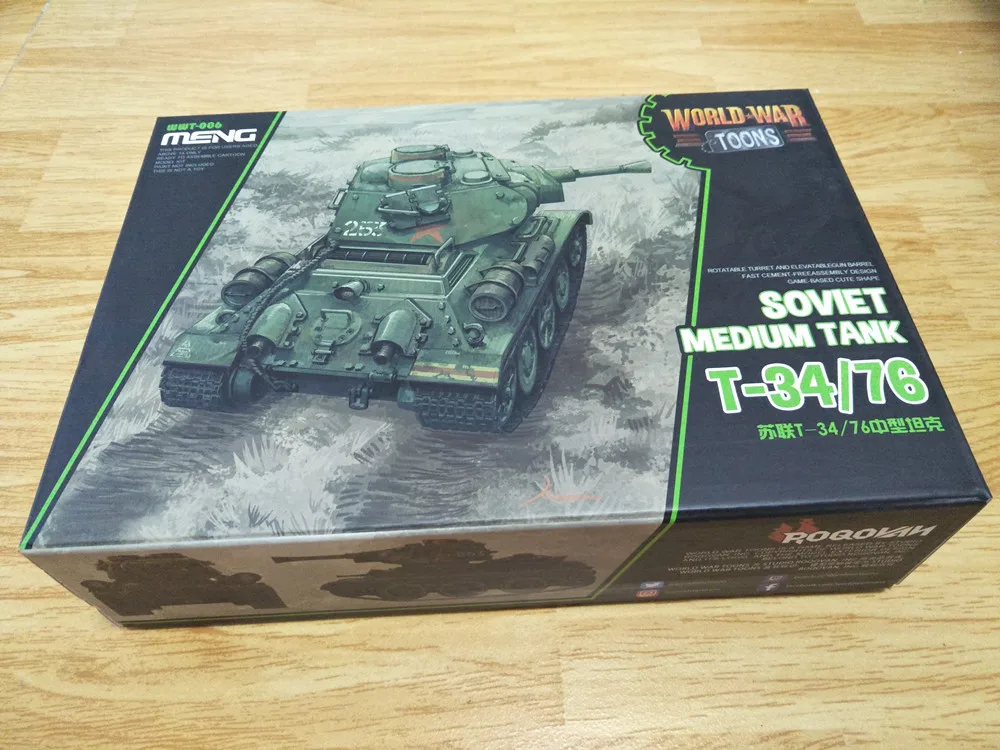 Meng WWT-006 советская средняя Танк T-34/76 Q Edition пластиковая Сборная модель комплект милый подарок