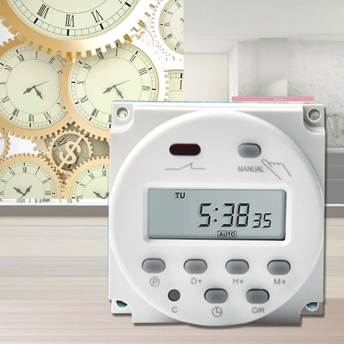 Программируемый таймер 220 В переменного тока с ЖК дисплеем и функцией обратного