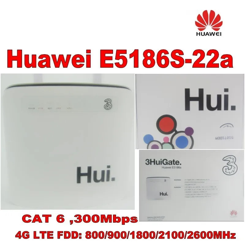 Wi Fi роутер Huawei E5186 E5186S 22 4G Cat6 802.11ac LTE CPE plus 35dbi 4g SMA антенна|lte cpe|4g lte router wifiantenna |