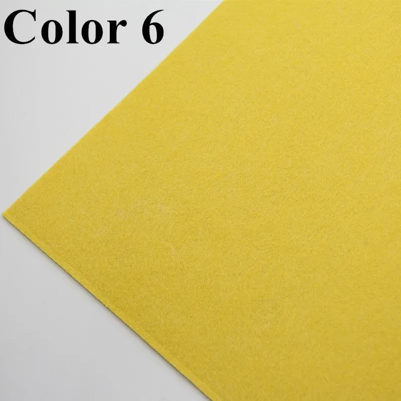 C6 2 мм Толщина 20X30 см фетровая Полиэстеровая ткань Nonwoven Цветы Ткань гирлянды мульти Цвет для Швейное Ремесло «сделай сам» ремесленных Декор - Цвет: C6