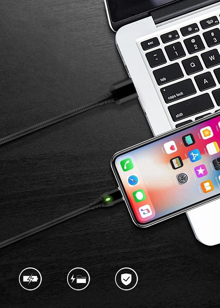 Магнитный кабель Rovtop, Micro Usb type C, адаптер для быстрой зарядки телефона, Microusb type C, магнитное зарядное устройство Usb C для Iphone, Xiaomi