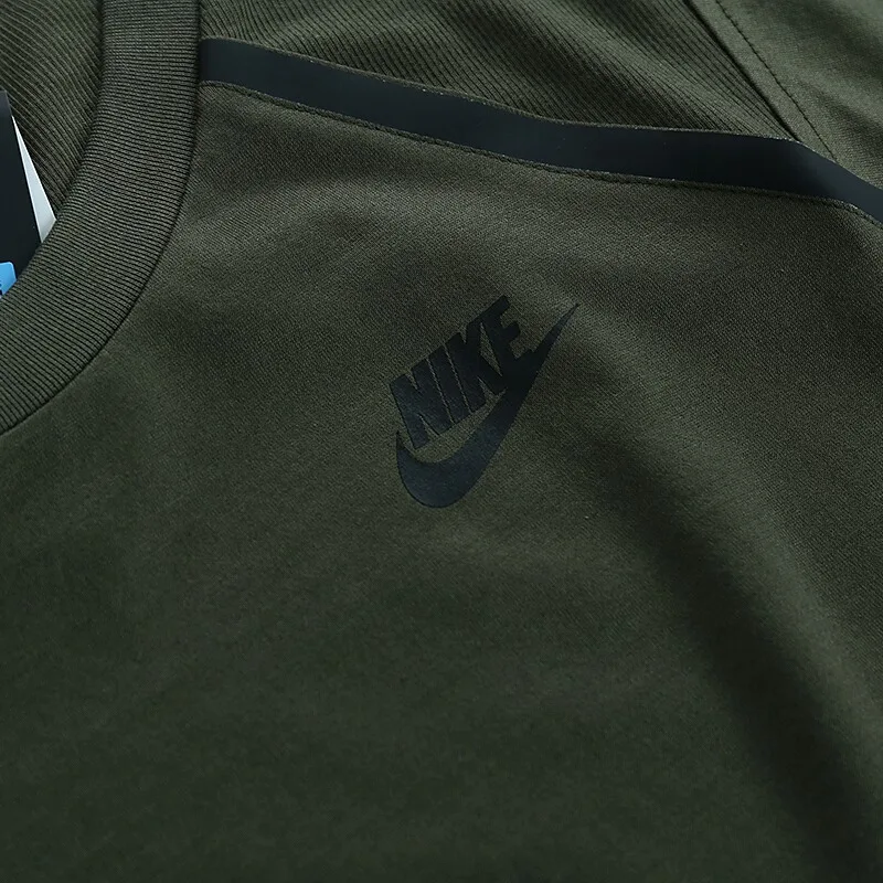 Новое поступление оригинальные женские футболки NIKE NSW TOP SS BND спортивная одежда с