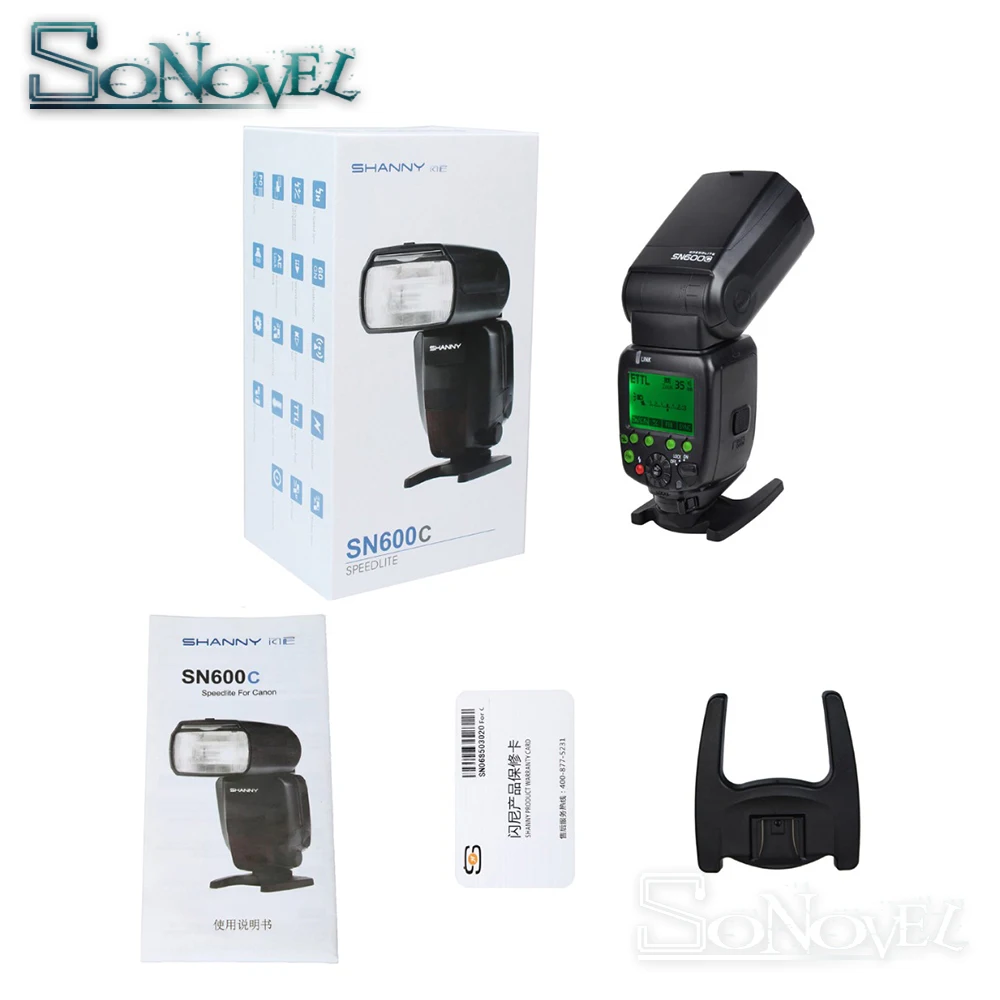 SHANNY SN600C HSS 1/8000S на камере TTL GN60 Вспышка Speedlite для Canon EOS R 850D 800D 760D D750D 200D 80D 77D 7D
