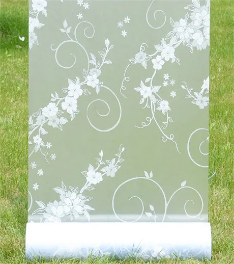 wide45cm long100cm 45X100 см матовая витражная плёнка на стекла, окна, фольги, самоклеющиеся наклейки на окна из ПВХ, водонепроницаемая спальня ванная комната - Цвет: wide45cm long100cm