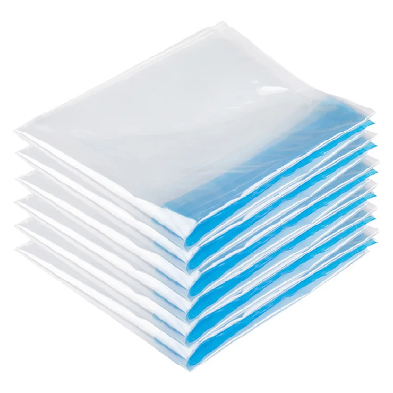 Прозрачная Складная компрессионная вакуумная сумка в рулоне пластиковая для