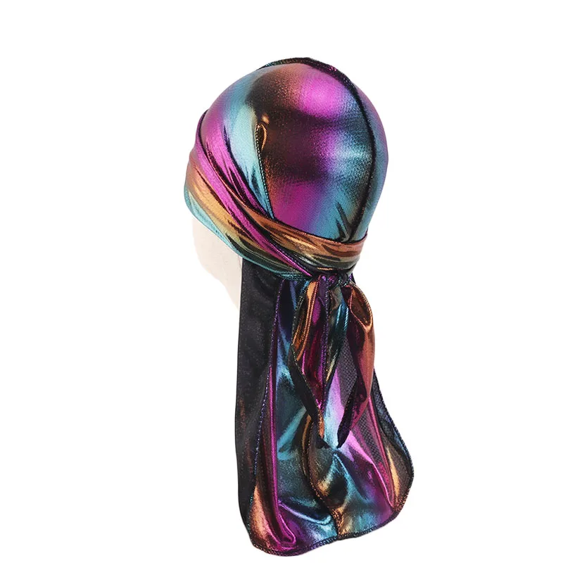 

Children's Durag Baby Solid Color Turban Hip-hop Headwrap Boys Fashion Cap