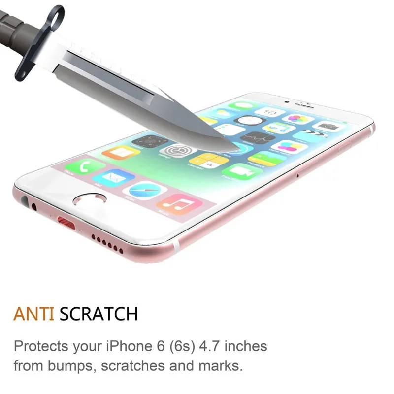 3d стекло для iphone 6 s закаленное 6s plus Защитное экрана|Защитные стёкла и плёнки