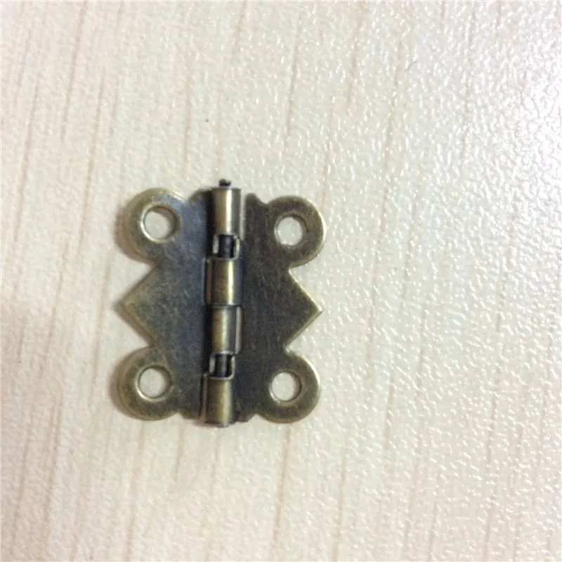 

Cabinet Door Hinge 4 Holes Butterfly Antique Bronze Tone 20mm x17mm,50Pcs