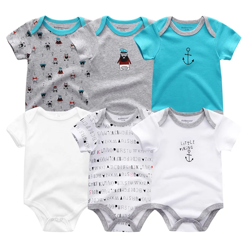 BDS6060 Hot Sale Infant Toddler Clothes Newborn Baby Boys Rompers Clothing Summer 0-12M Short Sleeve Baby Girls Sets roupas de bebe - Цвет: BDS6060