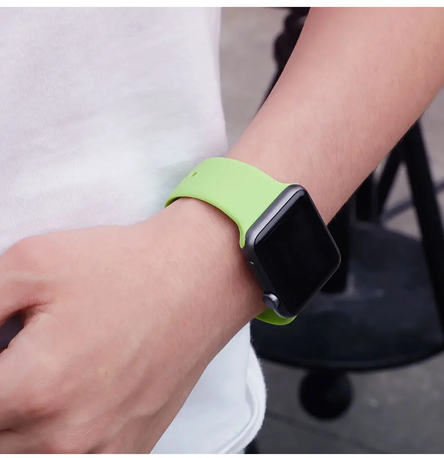 Lbiaodai ремешок для apple watch 4 3 apple watch band apple watch ремешок 44mm 40mm iwatch band 42mm 38mm спортивный силиконовый браслет ремешок для часов ремешки для apple watch 4 3 2 1