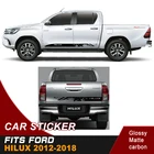 Грязевые автомобильные наклейки 4x4 внедорожные полосы грязные осколки графические виниловые автомобильные наклейки аксессуары подходят для toyota hilux 2012-2018 revo rocco