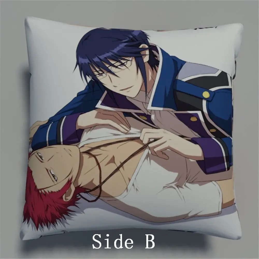 K Project Suoh Mikoto x Munakata Reisi Аниме Манга Двусторонняя Подушка Чехол для подушки косплей