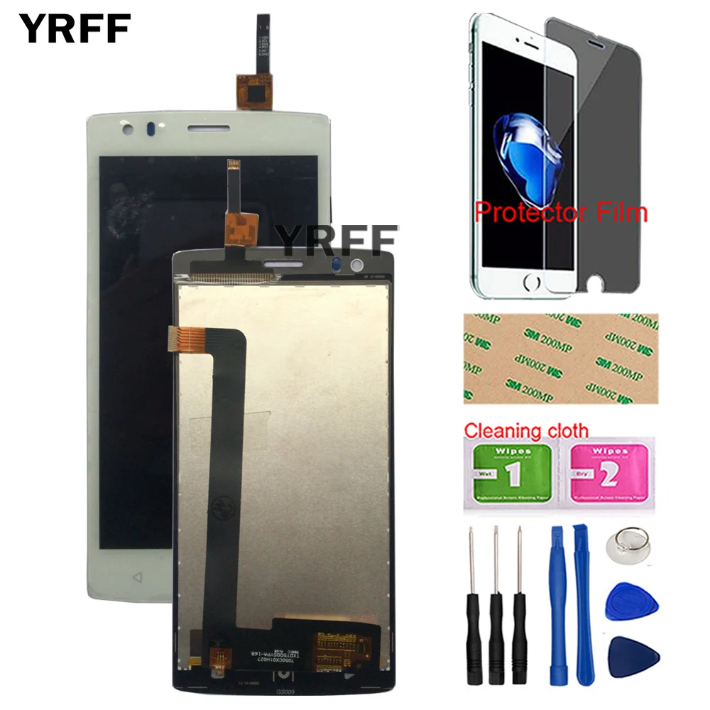 

5'' LCD Display For FLY FS502 Cirrus 1 FS 502 LCD Display Touch Screen Glass Assembly Repair Parts Tools Protector Film FS502