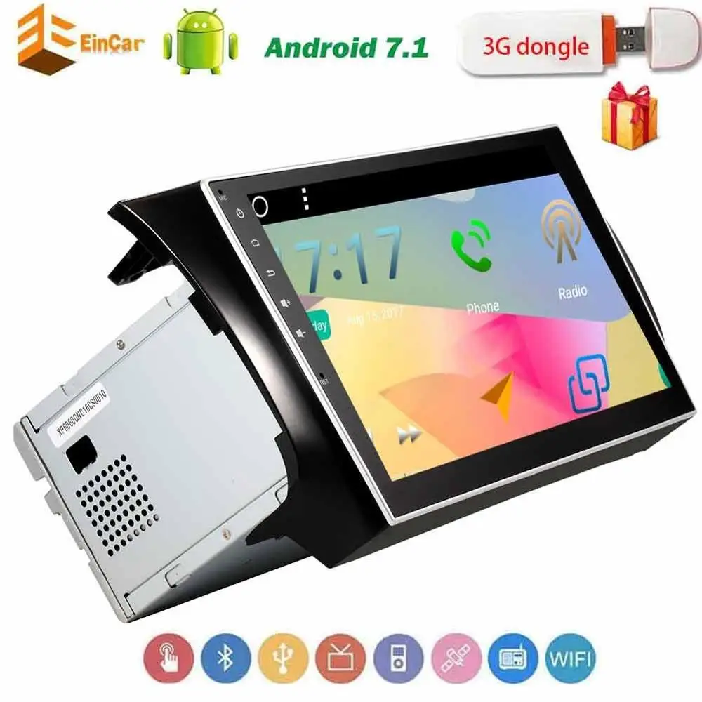 3G ключ + 10.1 ''Android 7.1 двойной дин стерео no DVD плеер для Nissan Sylphy 2016 2017 Поддержка