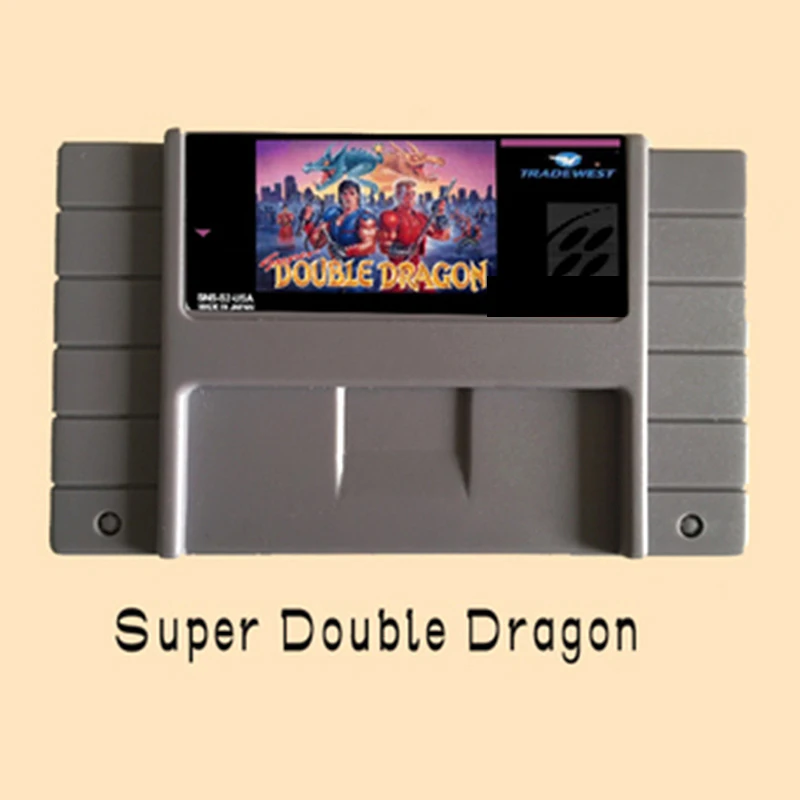 

Супер двойной дракон 16 бит большой серый карточная игра для NTSC игры Прямая доставка