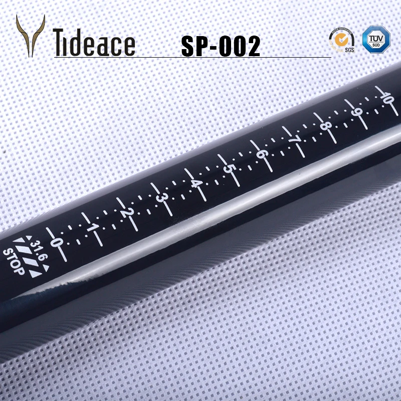 Tideace карбоновый Подседельный штырь для велосипеда UD черный MTB дорожный горный велосипед Подседельный штырь Углеродные детали для велосипеда 27,2/31,6*400 мм детали для велосипеда