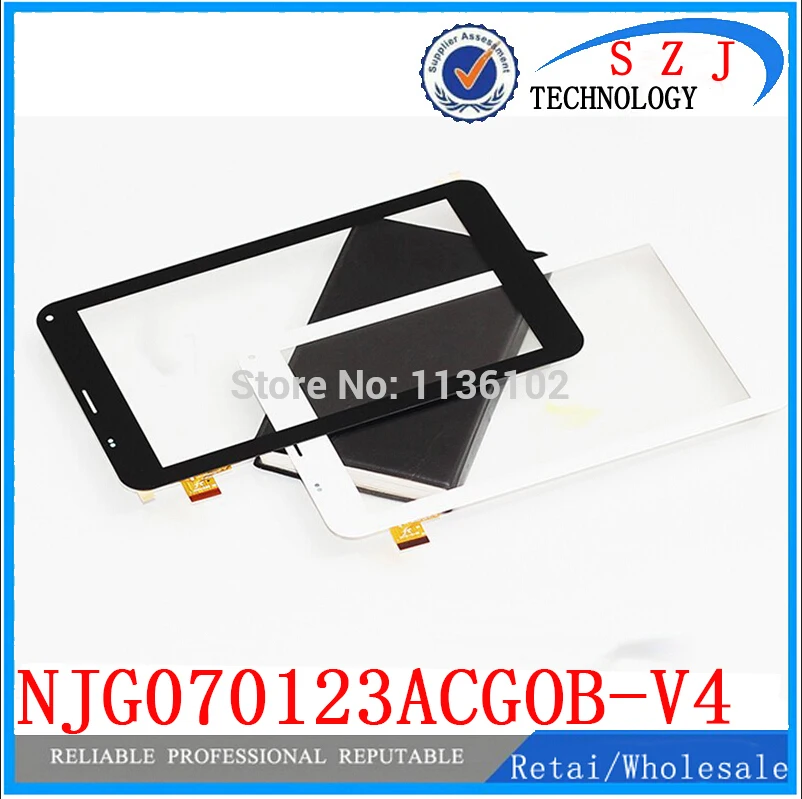 original 7" inch for Cube U51gt talk7x Tablet NJG070123ACGOB-V4 touch screen panel Digitizer Glass Sensor Free Shipping