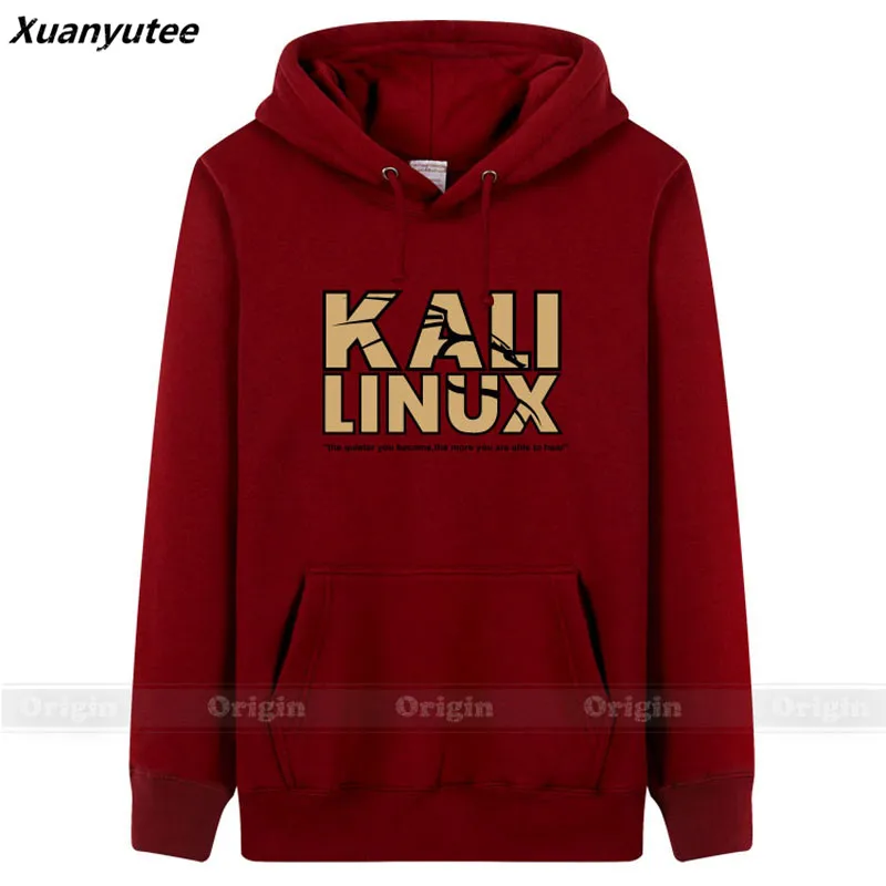 Программатор Xuanyutee KALI LINUX Geek толстовка с капюшоном для мужчин пуловеры фанатов