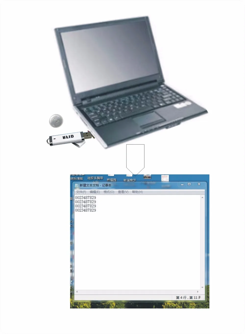 ISO15693 ICode 13,56 кГц считыватель смарт-карт IC для чипов NFC ICodeII с NFC ридер с usb-разъемом