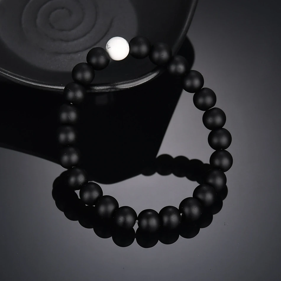 Черные белые бусы браслеты женские модные ювелирные аксессуары украшения ручной
