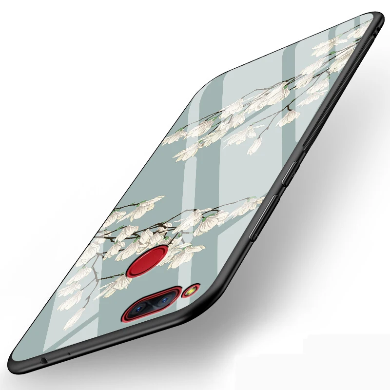 For ZTE Z17 mini Case 5.2 inch Glass Hard Back Cases For ZTE NUBIA Z17 mini Case Cover Z17mini Z 17 Tempered Soft Bumper