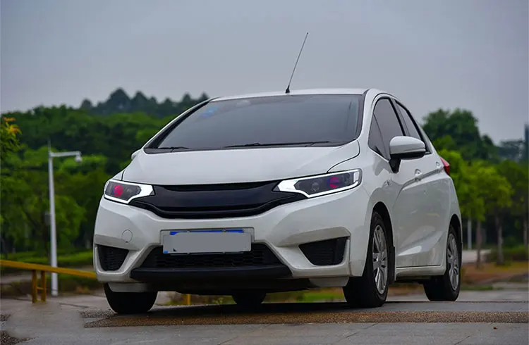 Светодиодные фары для Honda Fit 2014 2017 Автомобильные светодиодные двойные ксеноновые