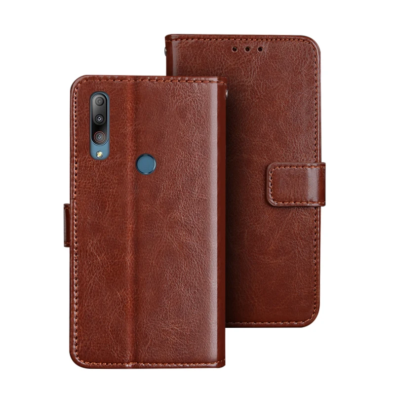 Кожаный флип чехол для Asus ZenFone Max Shot ZB634KL из искусственной кожи защитный телефона