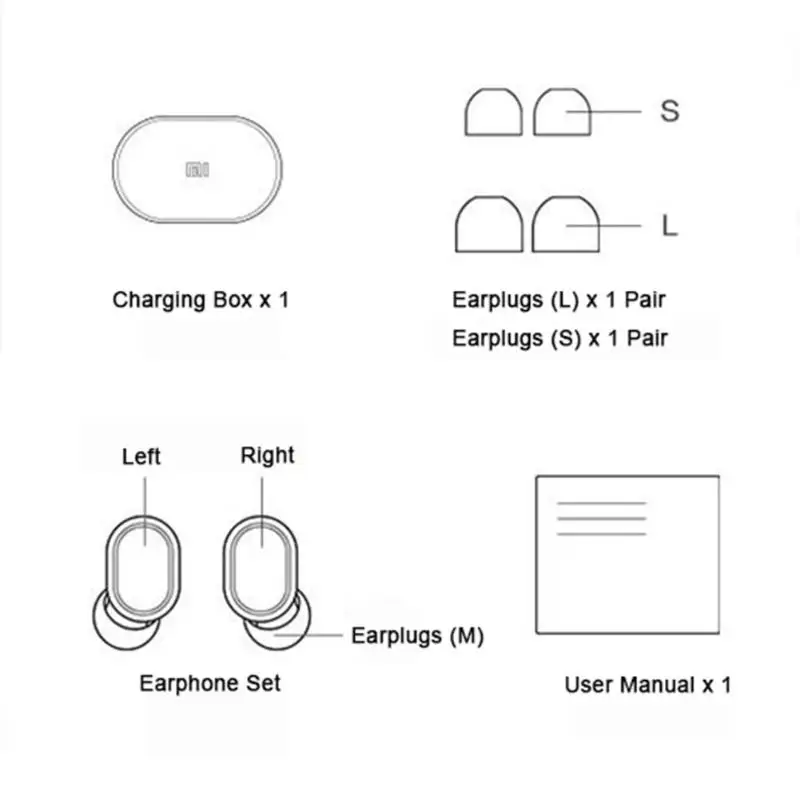 Xiaomi Redmi AirDots True Беспроводные bluetooth 5,0 наушники DSP активная шумоподавление гарнитура с микрофоном наушники для смартфона