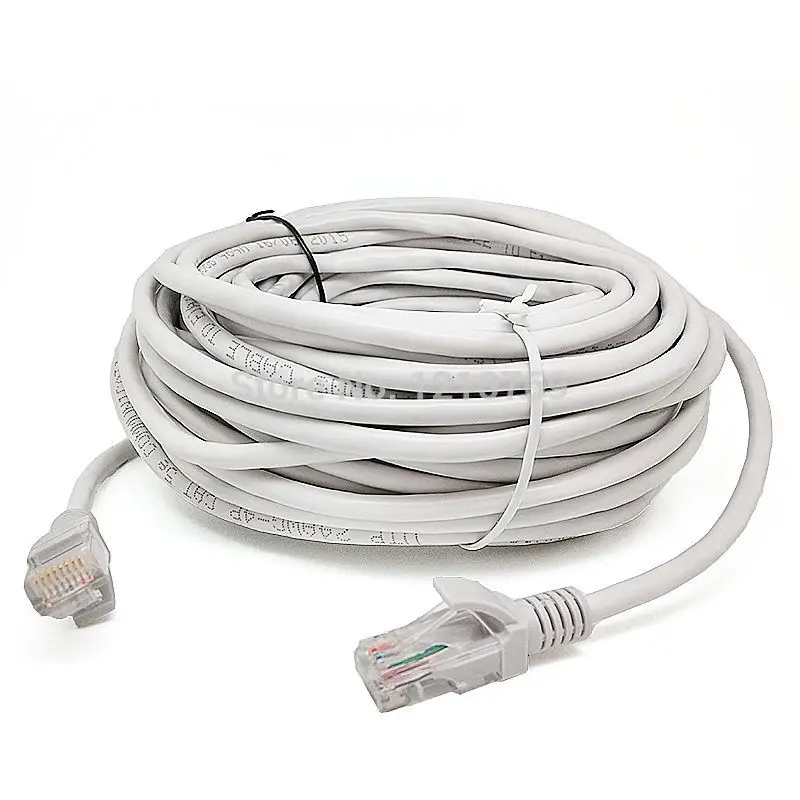 16. 4 фута/5 м RJ45 CAT5 CAT5E Ethernet Интернет LAN Сетевой кабель Серый Новый Бесплатная