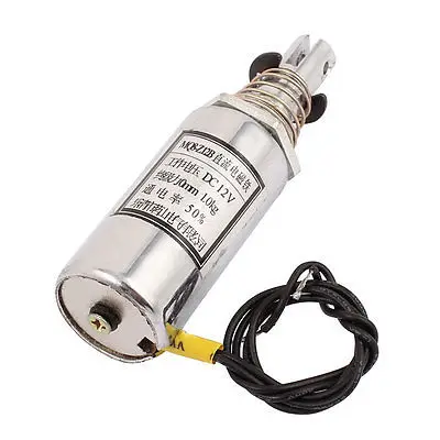 MQ8-Z12B DC 12 V/DC24V 1 кг сила проводного плунжера пружина тянуть тип электромагнита