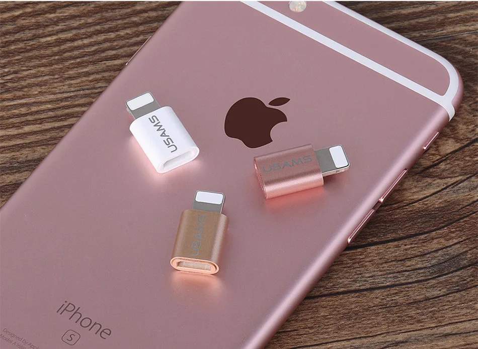 USAMS для iPhone OTG Micro Usb адаптер микро кабель для зарядки и синхронизации данных светильник для iPhone iPad