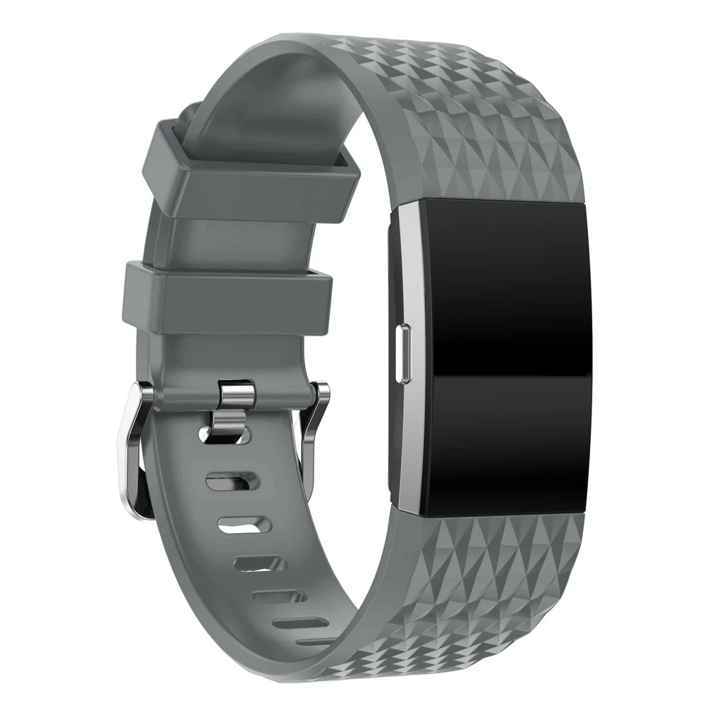 3D Силиконовые Замена ремни для браслета FitBit Charge 2 Смарт часы браслет для браслета FitBit Charge 2 ремешок для Fibit