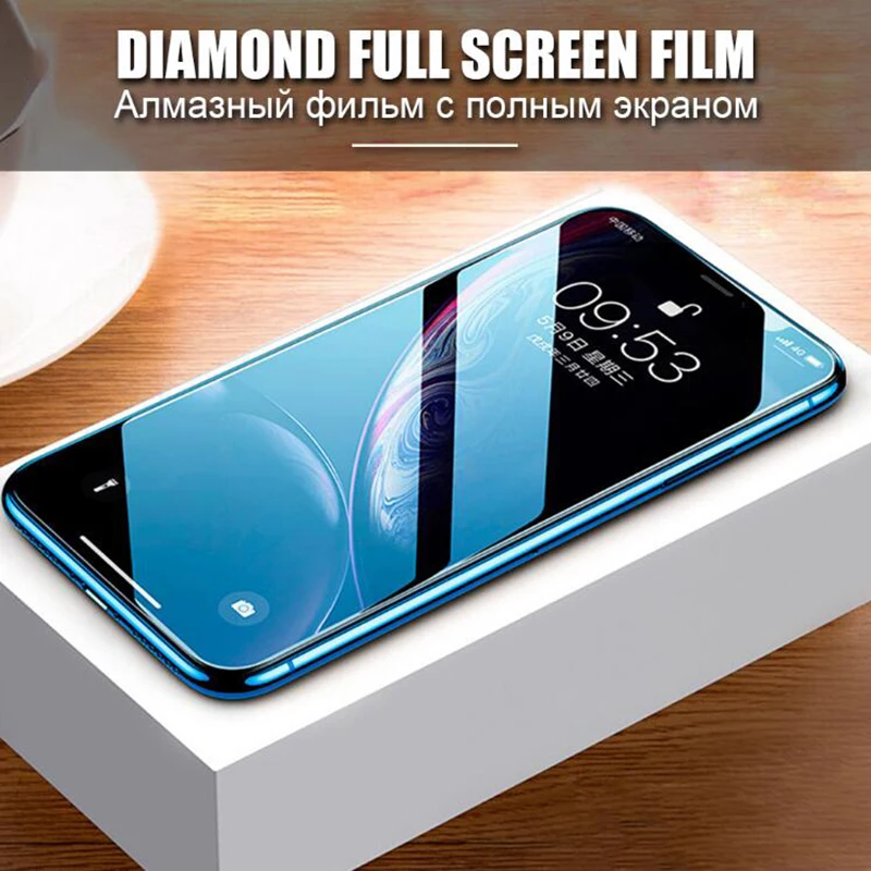 Защитное стекло для iPhone X XS Max XR Закаленное Защитная пленка экрана 5D Edge 7 6 S 8 Plus