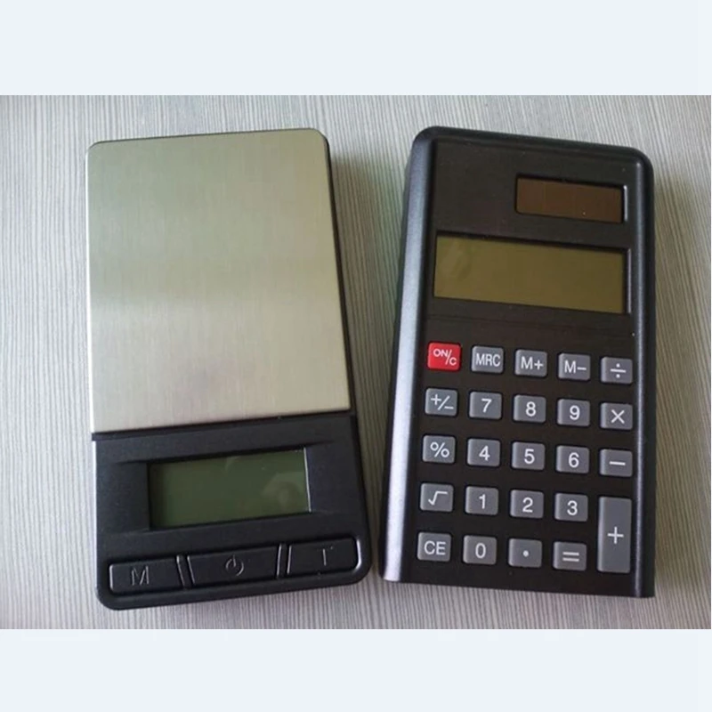 Электронные карманные весы точные цифровые с голубой подсветкой для ювелирных