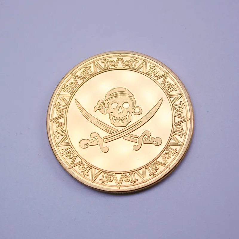 

Металлическая Пиратская игрушка с сокровищами, золотые монеты, настольная игра, секретная комната, игровой реквизит, детский наградный под...